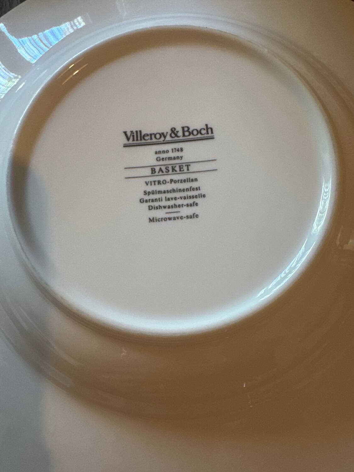 10 bols à déjeuner Basket Villeroy et Boch