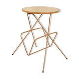 Table d'appoint porte-revues vintage