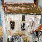 Fernand Laval (1886/95-1966) - Oil on canvas - "Rue de village" - Signed lower left 1951