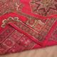 Pink Vintage Moroccan Rug 208 x 384 cm, Berber Wool Rug Handmade, Boho Rug