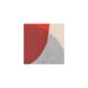 Abstract painting - 30x40cm - red and silver painting - B 261 - signed Eawy