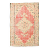 5x8 Red & Cream Turkish Rug 172x256Cm SK 21933