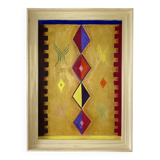 Tapis berbère 1, 2024, tableau