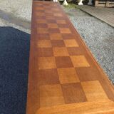 Enfilade with 3 Art Deco doors from the 1950s in oak.