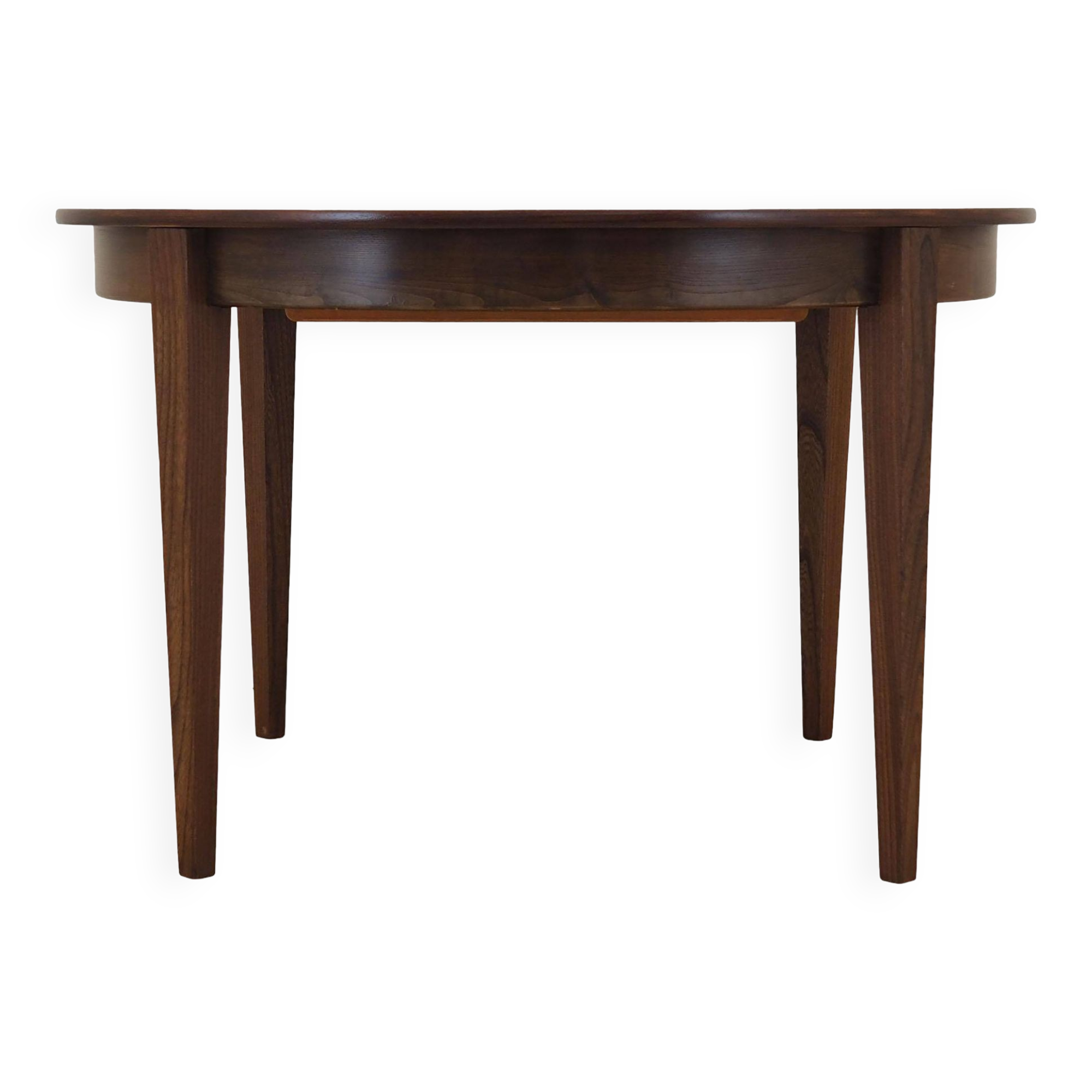Round rosewood table, Danish design, 1970s, production: Denmark