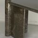 Italian marble teardrop coffee table, 1980s