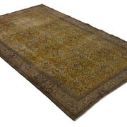 Vintage Turkish Anatolian Carpet 186x283 cm Floral Brown Blue