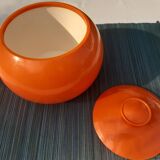 80's orange ice bucket