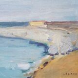 Painting by Nagao Usui "The Lighthouse"