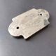 Brass toilet door plates