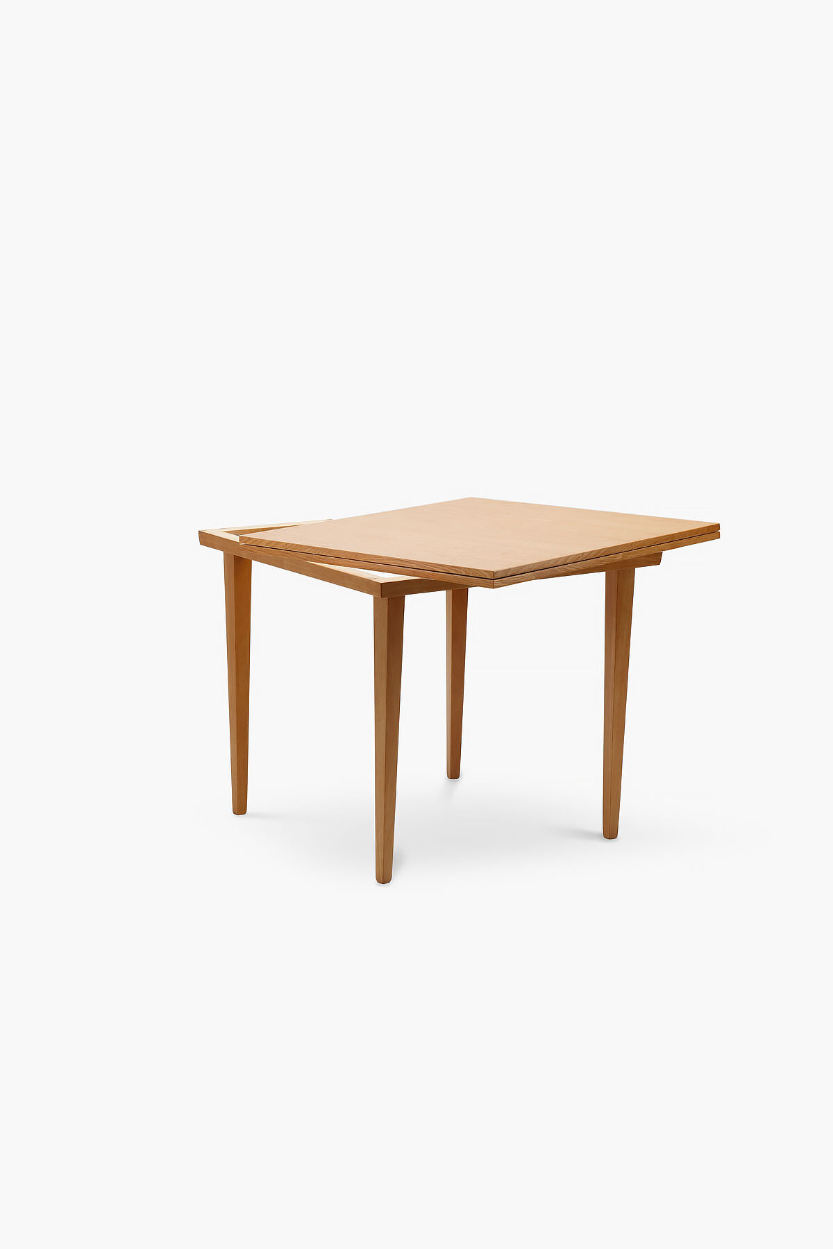 Table extensible en frêne des années 1960