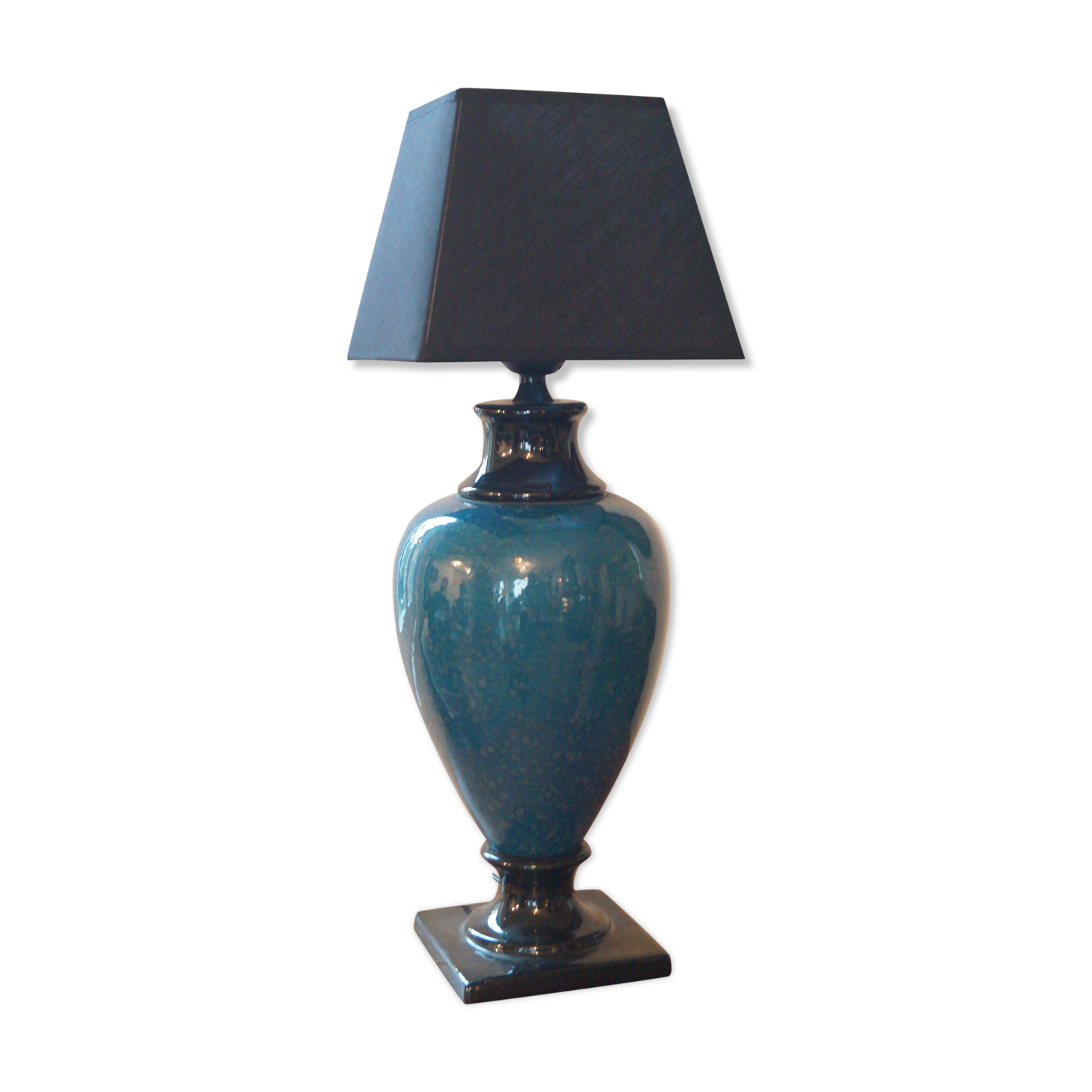 Ceramic baluster lamp 1970