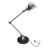 Old jielde lamp graphite patina two adjustable arms