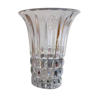 Slender glass vase