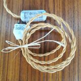 Table lamp with pressed glass globe