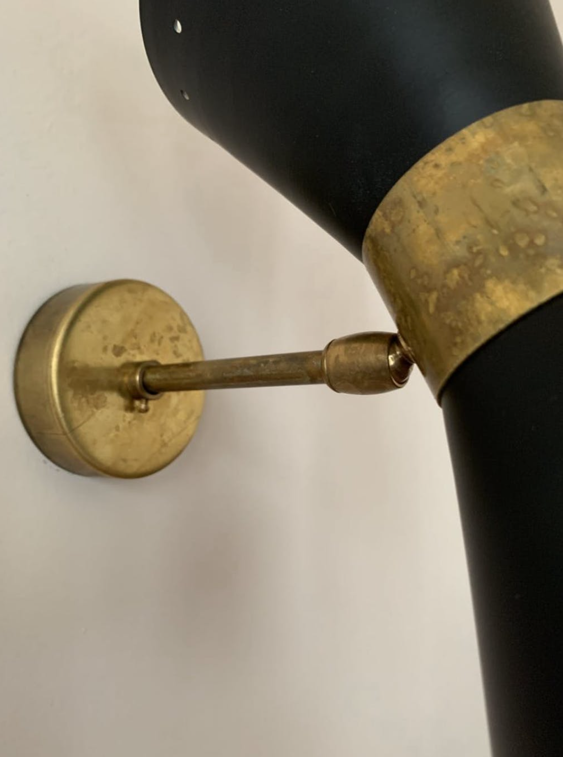 Pair of wall in the style of Italian creations of the 1950s