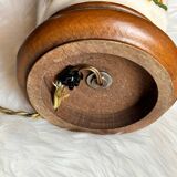 Pied de lampe décor oiseaux