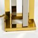 Pair of very rare 1970s XXL brass table lamps from Vereinigte Werkstätten