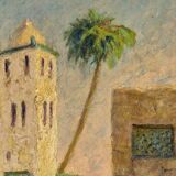 Small Oriental painting from the 20th century.