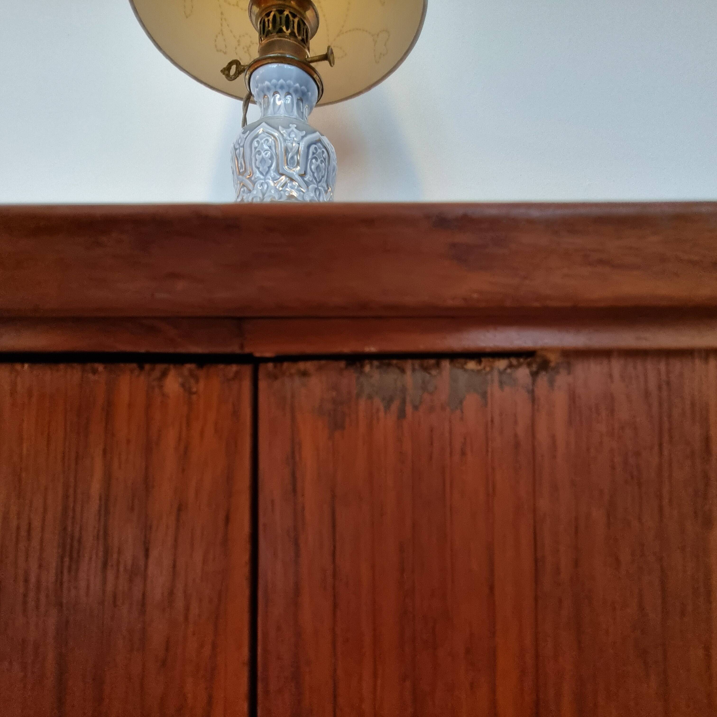 X-Large teak sideboard with tambour doors, Omer lefevre 1960s Belgium