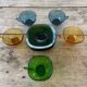 5 vintage french/vereco coffee cups