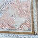 Paris, Champ de Mars, old map, printed in 1914.
