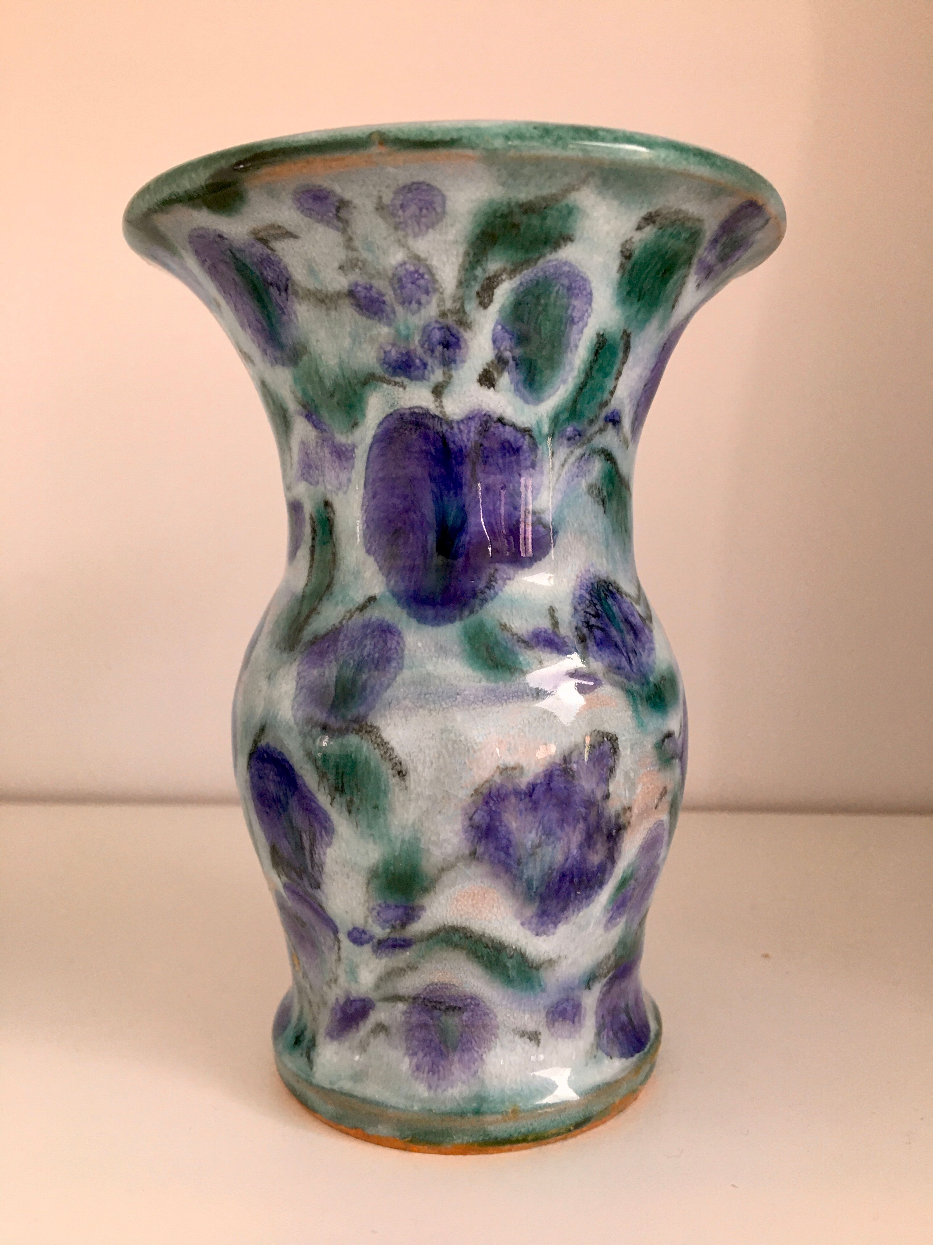 Very nice art deco vase signed Édouard Cazaux