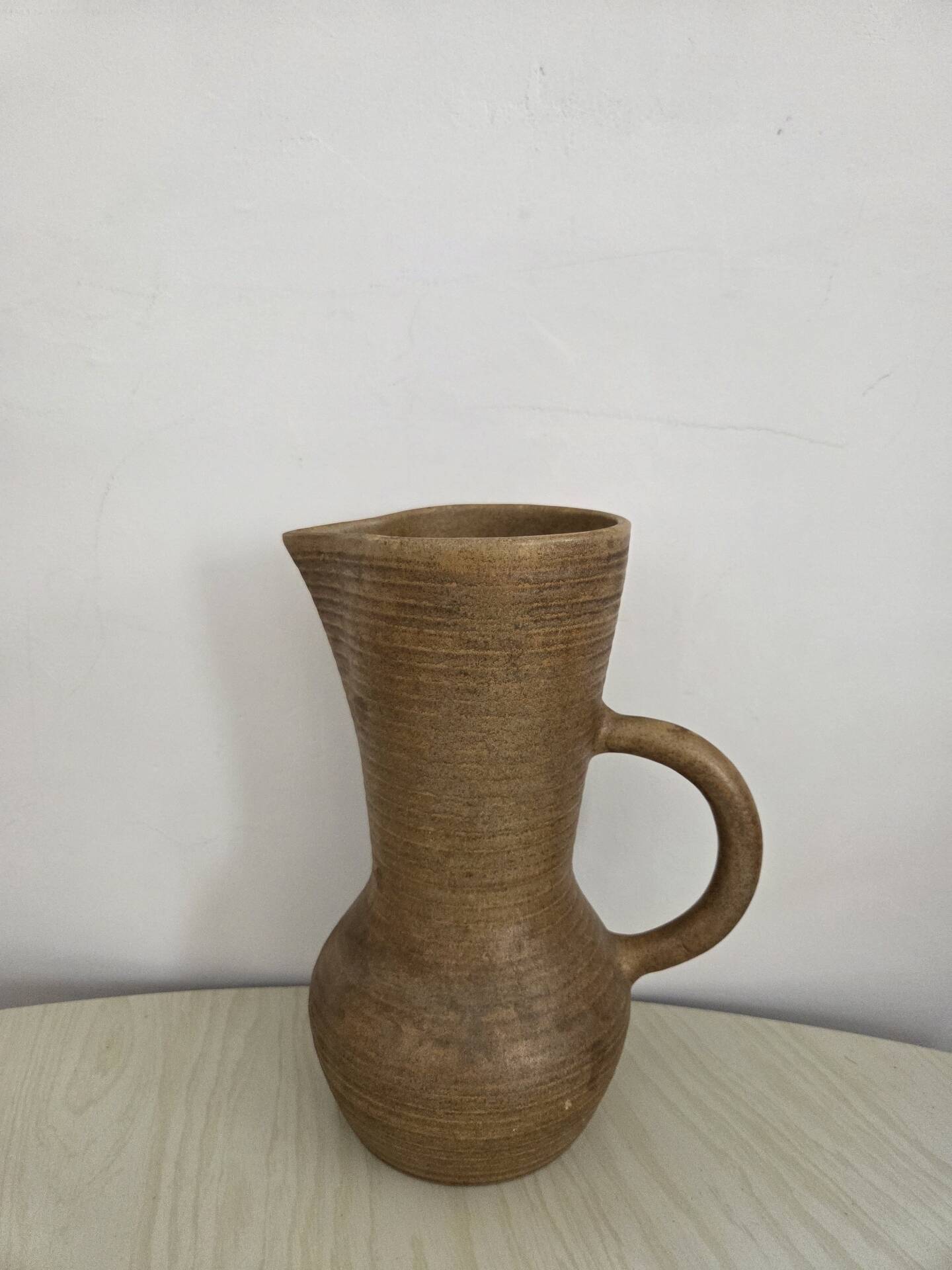 Brutalist stoneware jug