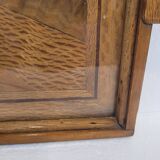 Bandeja Art Deco, Marquetería and crystal, 1950 – France