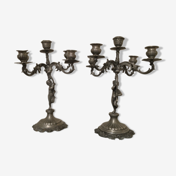 Pair of candlestick 5 fires