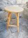Tabouret en rotin vintage