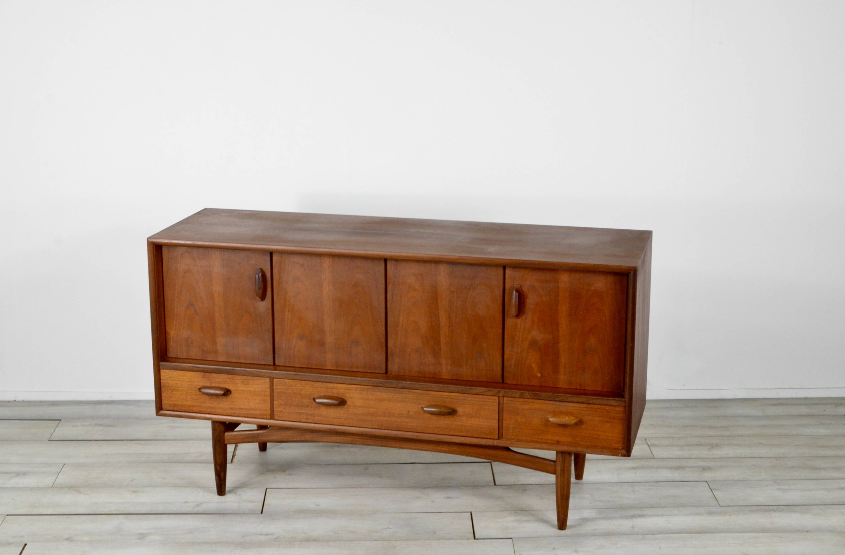 Midcentury G Plan Sideboard In Afromosia And Teak. Vintage Modern / Danish