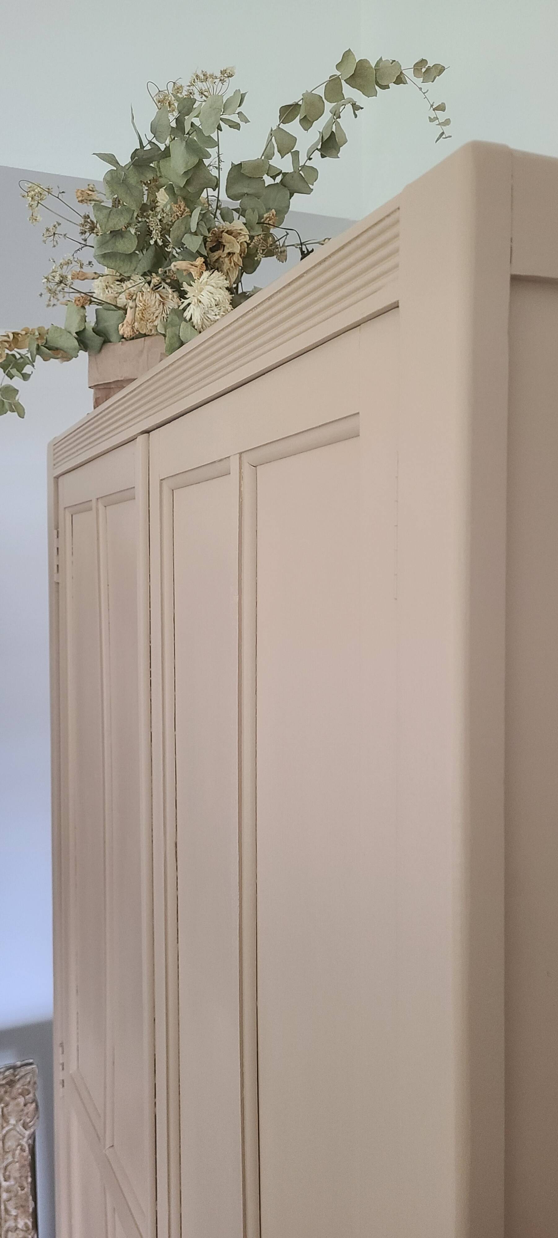 Old vintage Parisian wardrobe