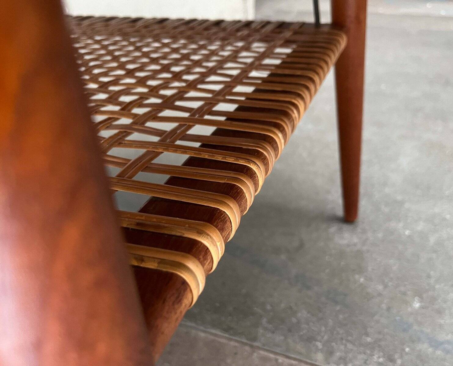 Mid-century modern Danish teak coffee table from the 1960s.