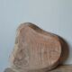 Coupe en bois massif olivier vintage artisanal