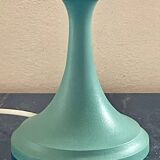 Vintage green opaline globe lamp