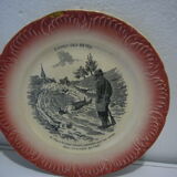 Sarreguemine talking plates