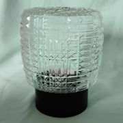 Round glass ceiling light