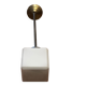 Opaline cubic pendant lamp in Art Deco style attributed to Walter Georg Kostk.