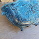 Gardener in blue earthenware