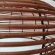 Scandinavian bamboo floor lamp, design 50s
