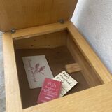 Desk-old sewing machine furniture