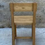 Set of solid oak chairs