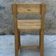 Set of solid oak chairs