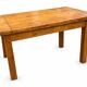 Table de ferme ancienne en chêne massif 120 cm