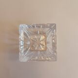 Square glass ashtray