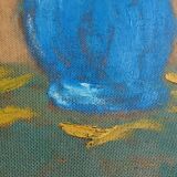 Oil on faesite, vase of flowers GEROLAMO BOLLI (Pisa 1933-2009)