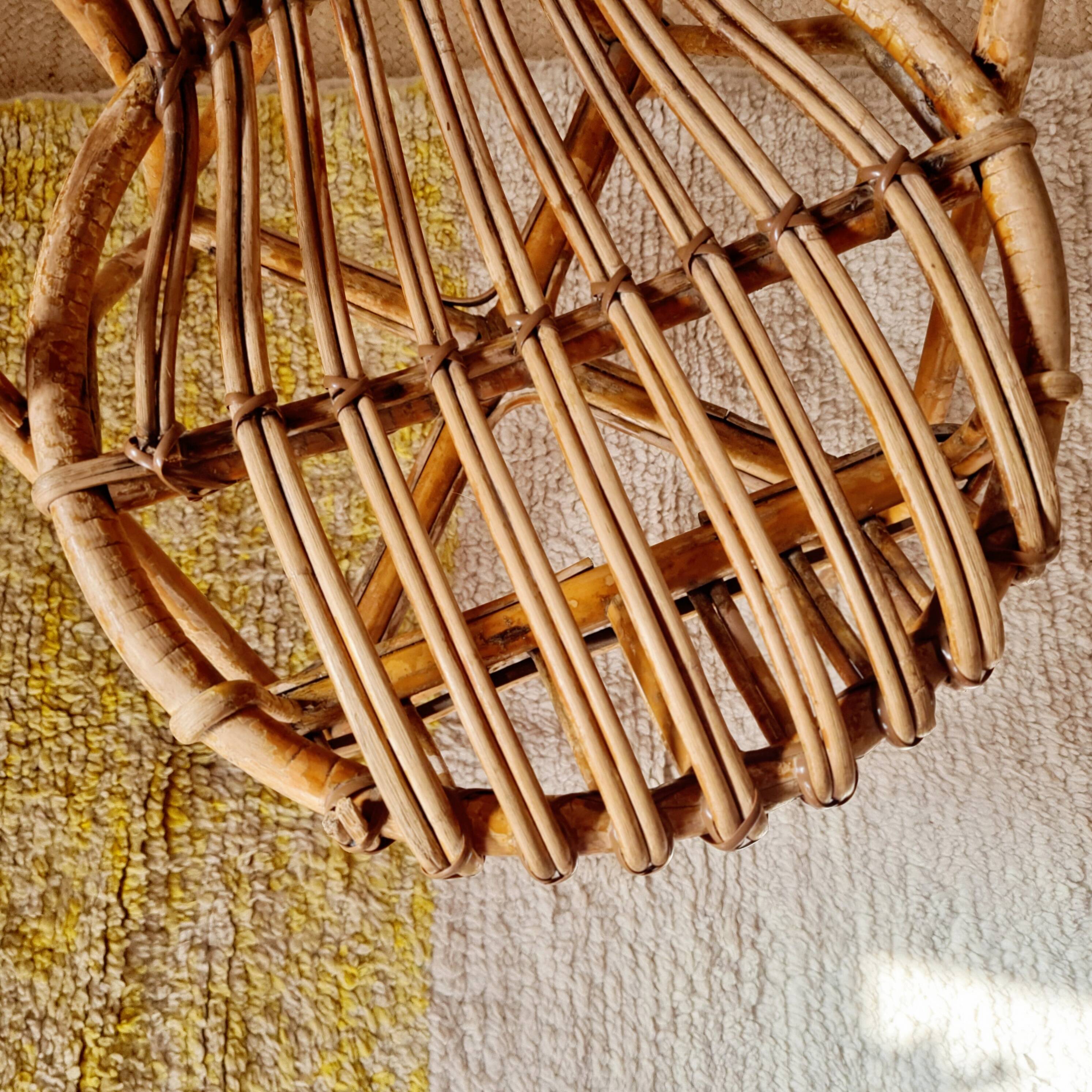 Vintage Hardy rattan bistro chair