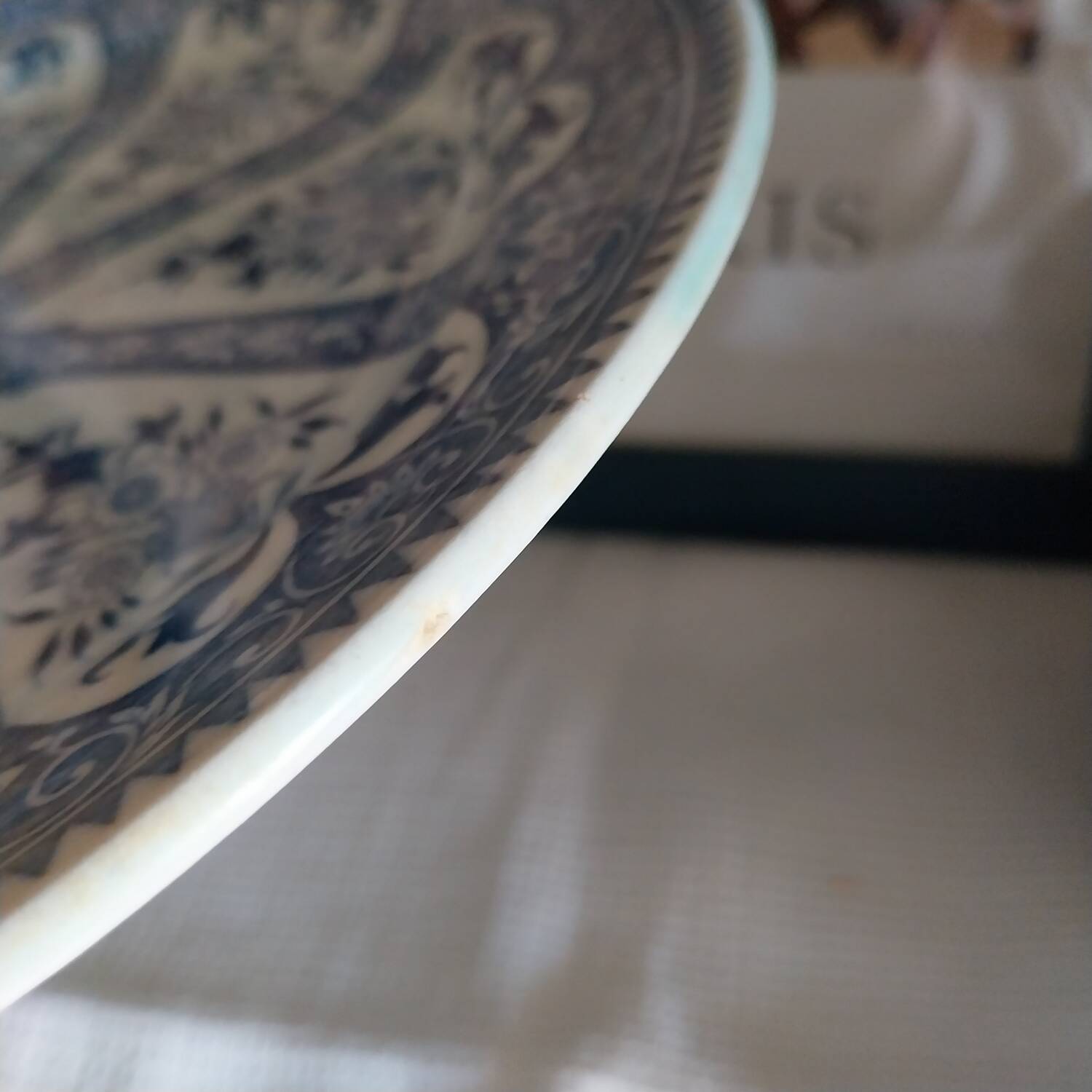 Old flat plate Sarreguemines U&C model François