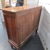 Low buffet in solid cherry wood from the 19th century (shallow)